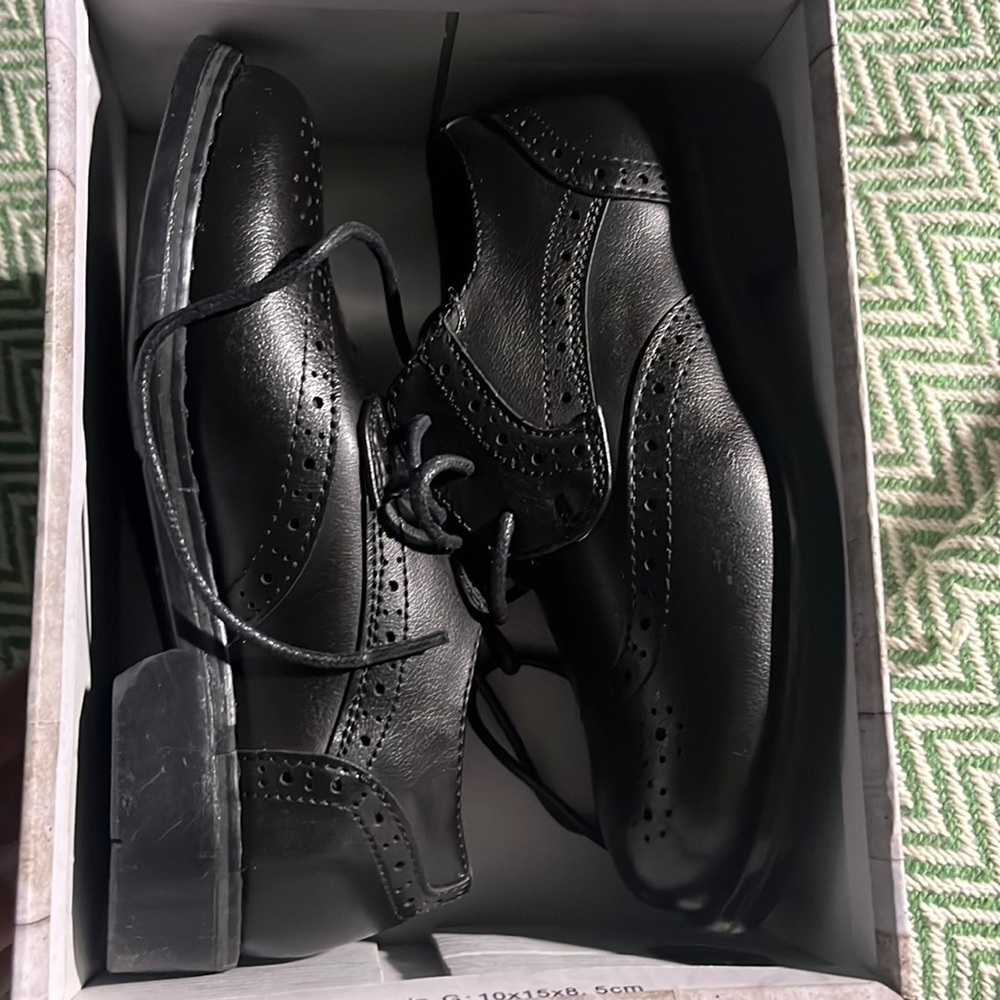 I.D. Required Toddler Black Dressy Shoes